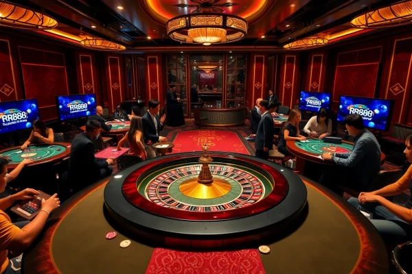 Experience thrilling gameplay at RR888 with a luxurious casino atmosphere full of excitement and strategy.
