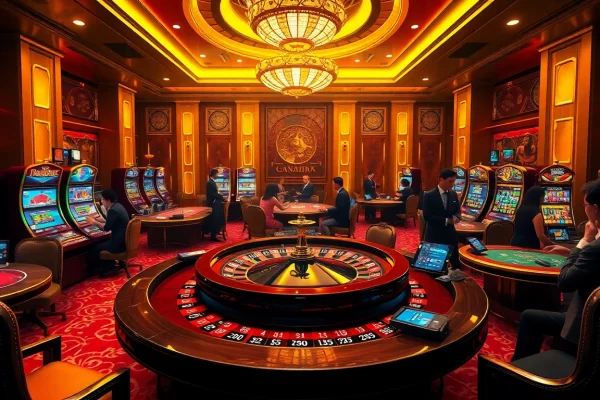 Engaging gambling scene at https://uu88.blog/ featuring roulette, poker, and vibrant chip action.