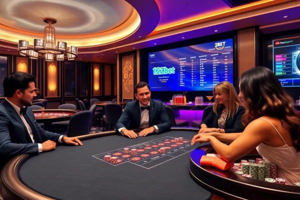 Engage in high-stakes poker action at https://12bett.bot/ with colorful chips and a stunning roulette wheel.
