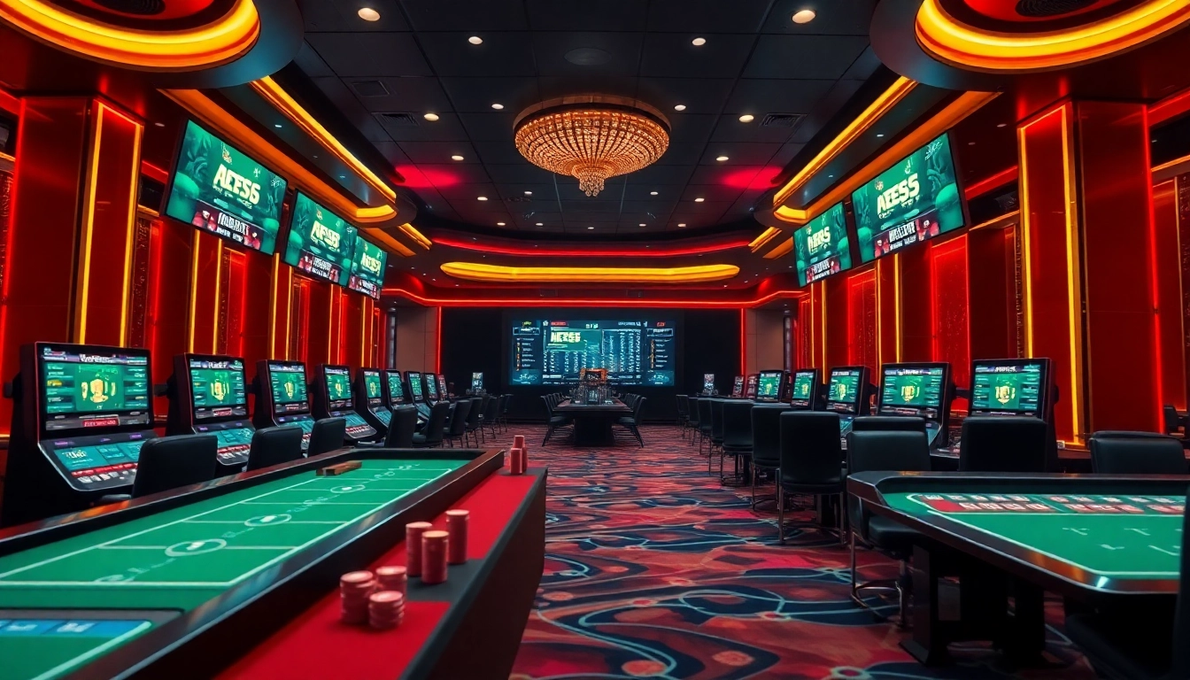 Experience the excitement of nhận định bóng đá kèo nhà cái 5 at a luxurious casino betting venue.
