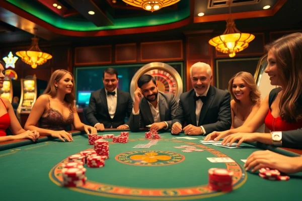 Experience high-stakes poker action with vibrant chips and cards at 789p casino.