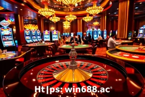 Engaging gambling experience at https://win678.ac/ featuring luxurious casino games and vibrant atmosphere.